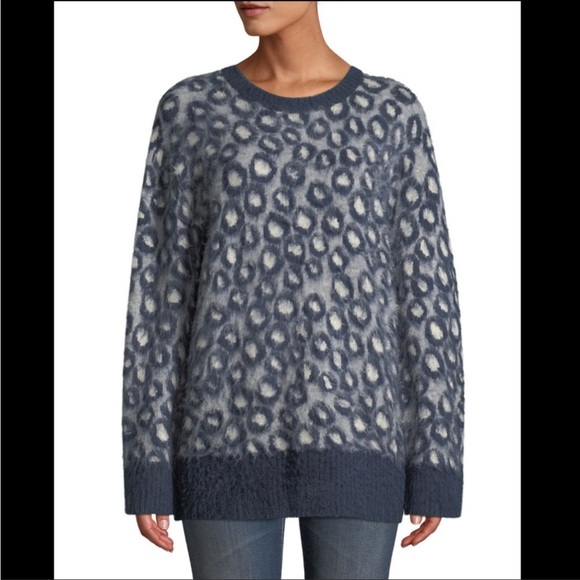 NWT Current/Elliot The Cali Sweater in Leopard Print - Picture 11 of 14